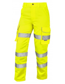Leo Pennymoor Women’s Polycotton Trousers - Yellow Clothing